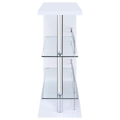 Prescott White Home Bar - MyWaynesHome #