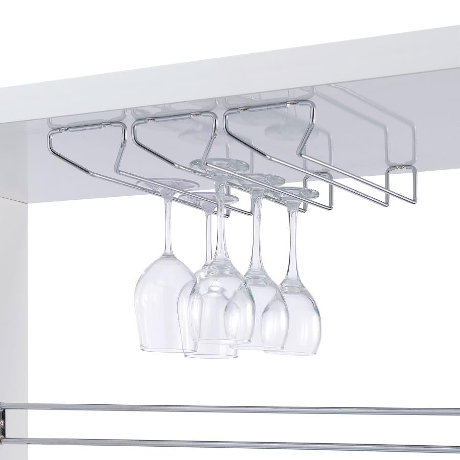 Prescott White Home Bar - MyWaynesHome #