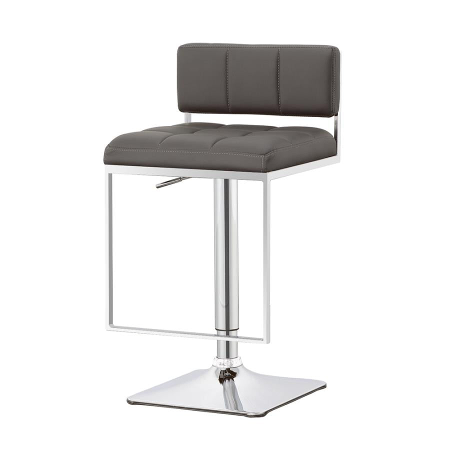 Alameda Grey Adjustable Bar Stool - MyWaynesHome #