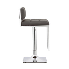 Alameda Grey Adjustable Bar Stool - MyWaynesHome #