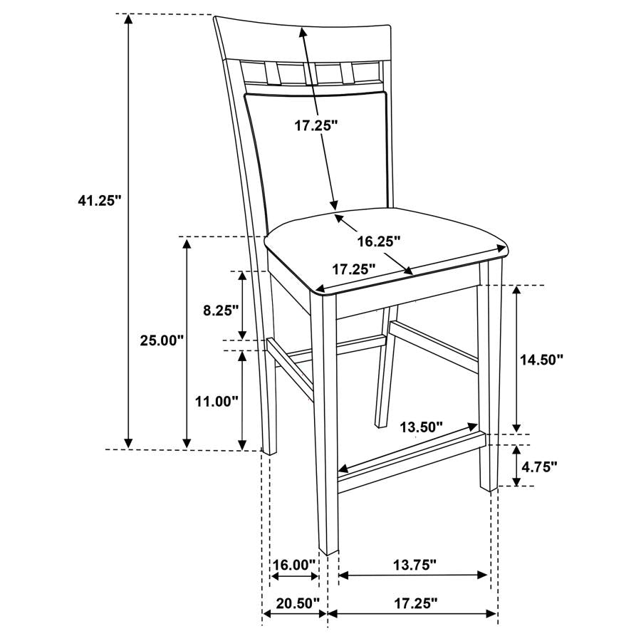 Gabriel Brown Counter Stool - MyWaynesHome #