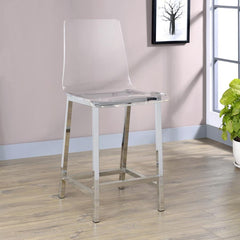 Juelia Clear Counter Stool - MyWaynesHome #