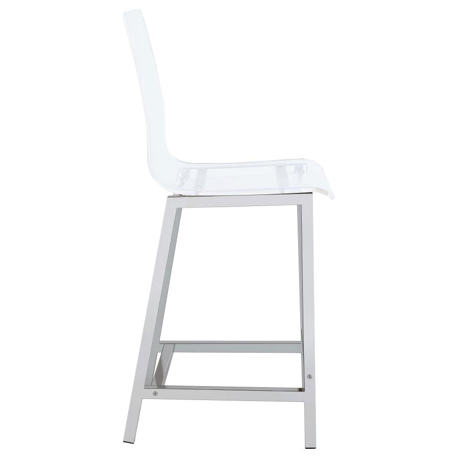 Juelia Clear Counter Stool - MyWaynesHome #