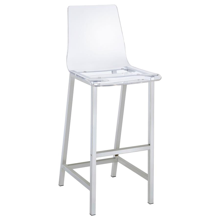 Juelia Clear Bar Stool - MyWaynesHome #