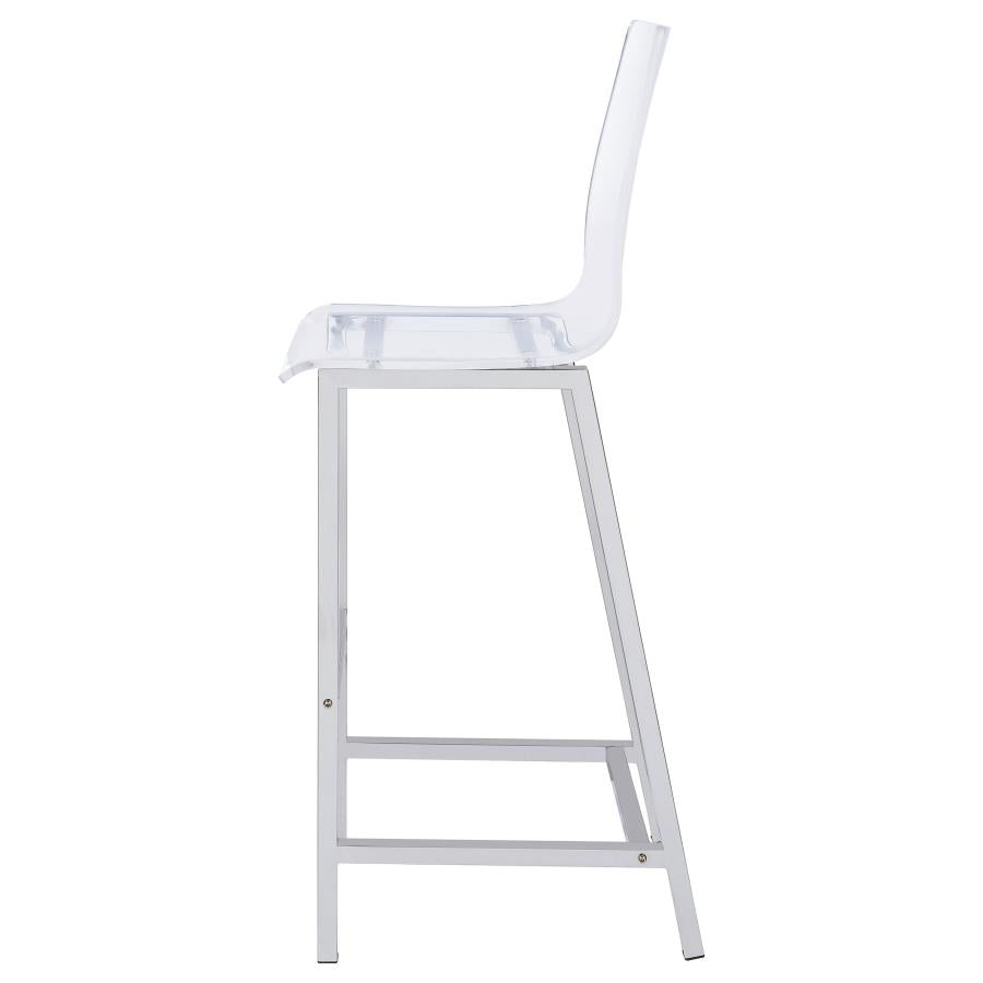 Juelia Clear Bar Stool - MyWaynesHome #