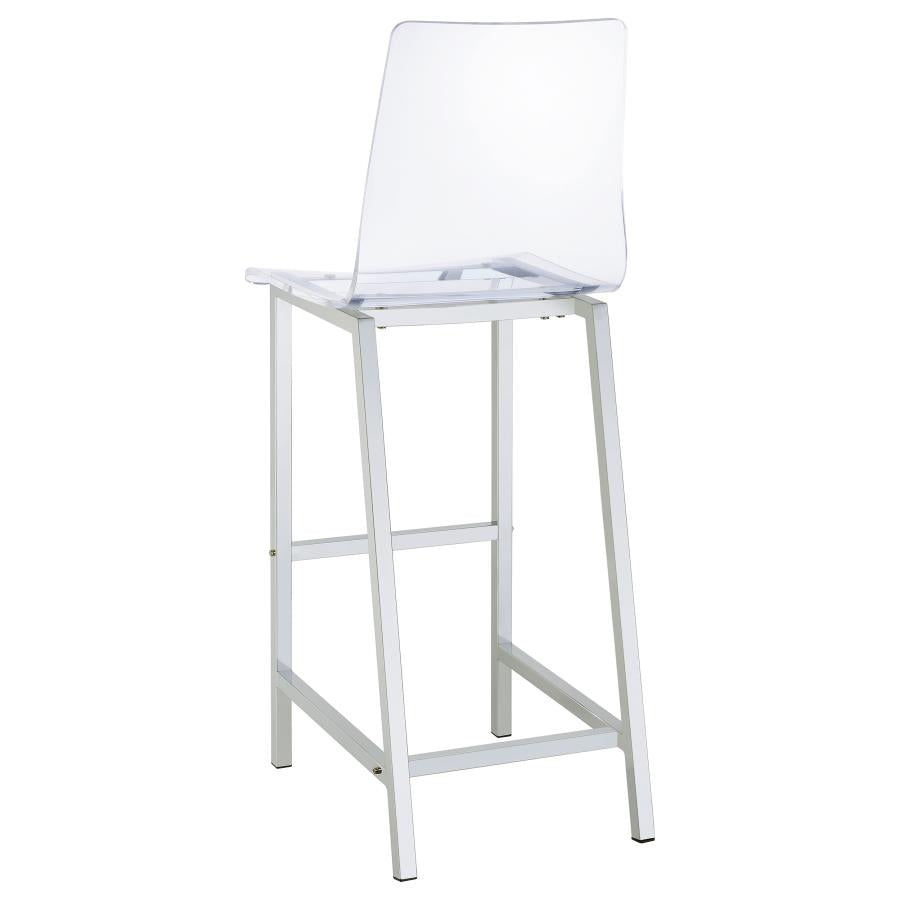 Juelia Clear Bar Stool - MyWaynesHome #