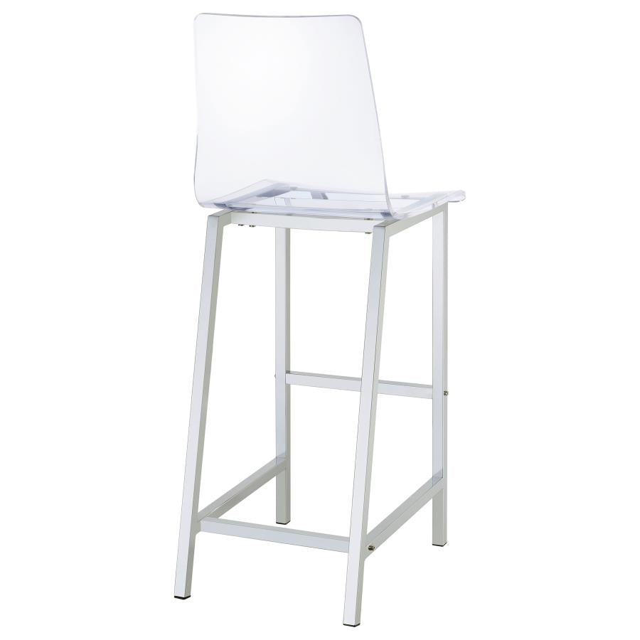 Juelia Clear Bar Stool - MyWaynesHome #