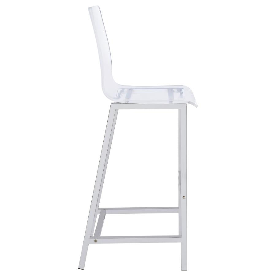 Juelia Clear Bar Stool - MyWaynesHome #