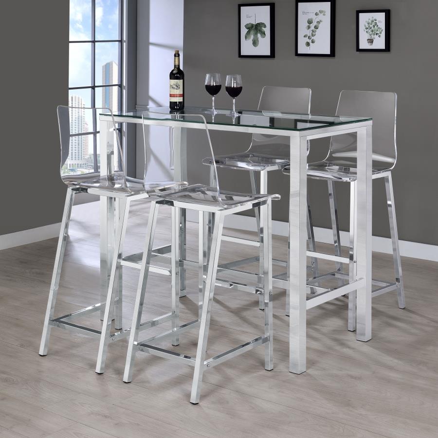 Juelia Clear Bar Stool - MyWaynesHome #