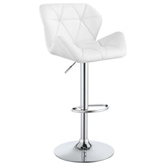 Berrington White Adjustable Bar Stool - MyWaynesHome #