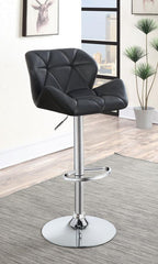 Berrington Black Adjustable Bar Stool - MyWaynesHome #
