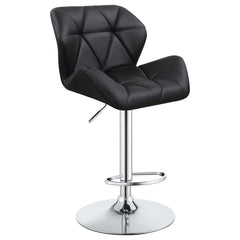 Berrington Black Adjustable Bar Stool - MyWaynesHome #