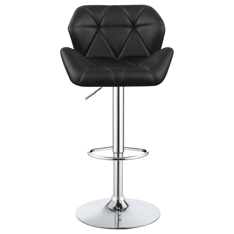 Berrington Black Adjustable Bar Stool - MyWaynesHome #