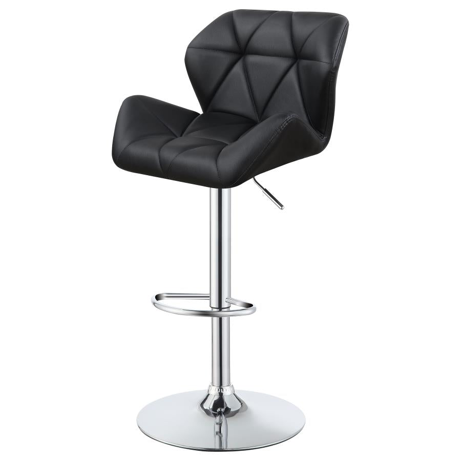 Berrington Black Adjustable Bar Stool - MyWaynesHome #