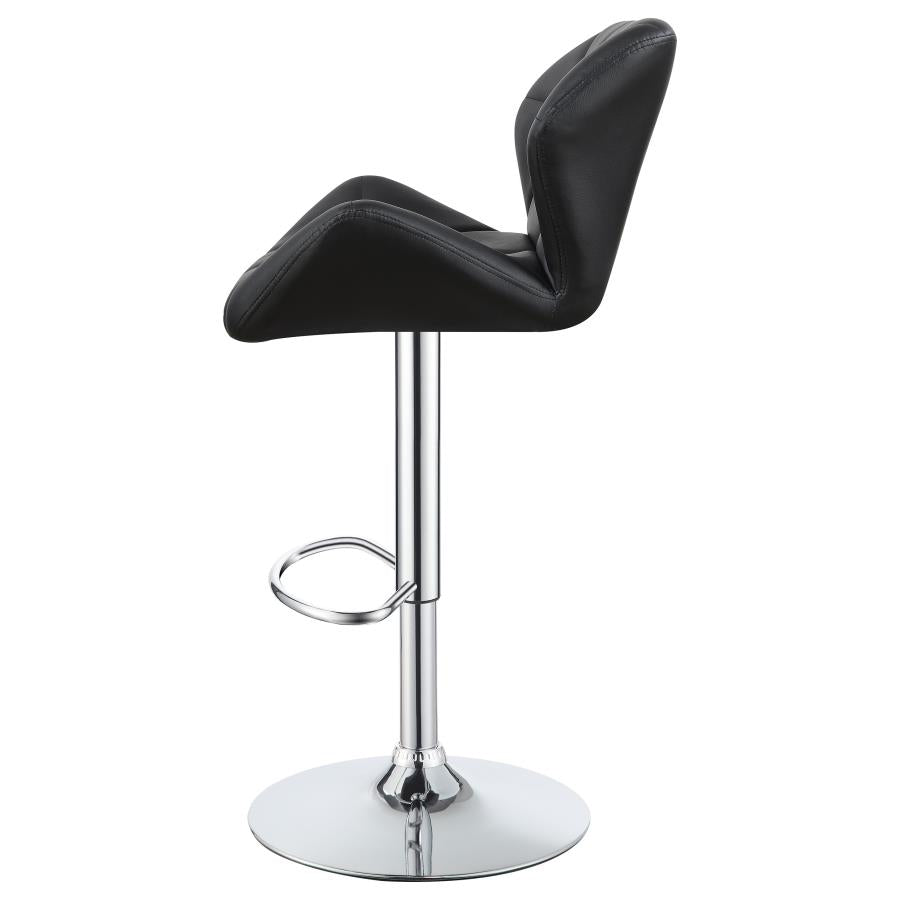 Berrington Black Adjustable Bar Stool - MyWaynesHome #