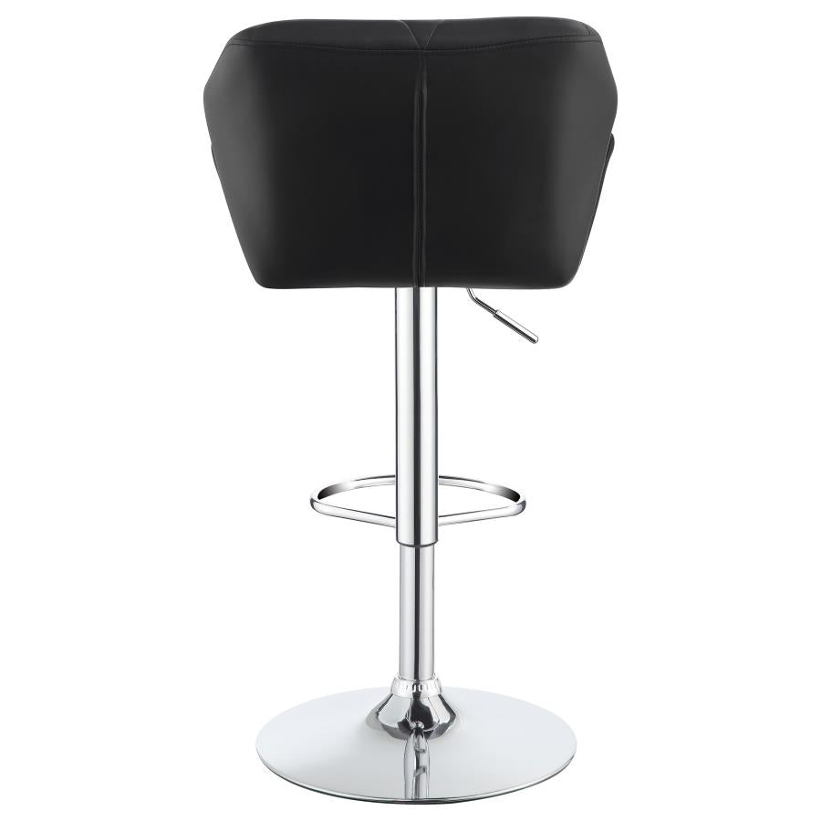 Berrington Black Adjustable Bar Stool - MyWaynesHome #