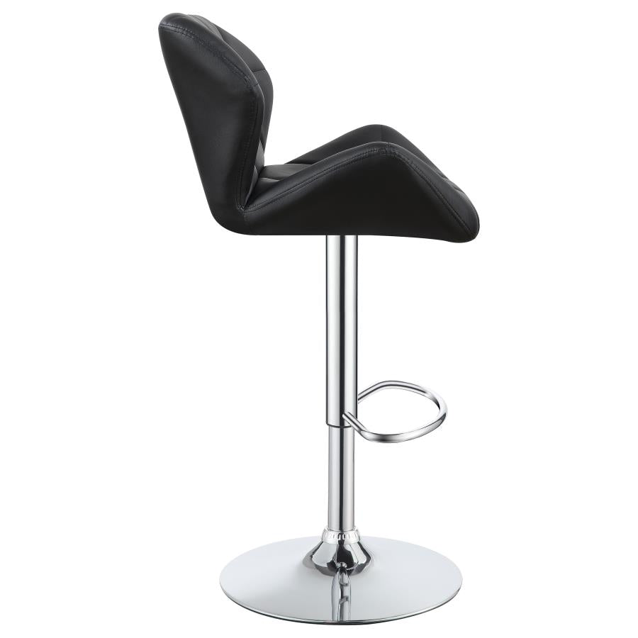 Berrington Black Adjustable Bar Stool - MyWaynesHome #