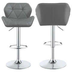 Berrington Grey Adjustable Bar Stool - MyWaynesHome #