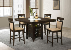 Gabriel Brown 5 Pc Counter Height Dining Set - MyWaynesHome #