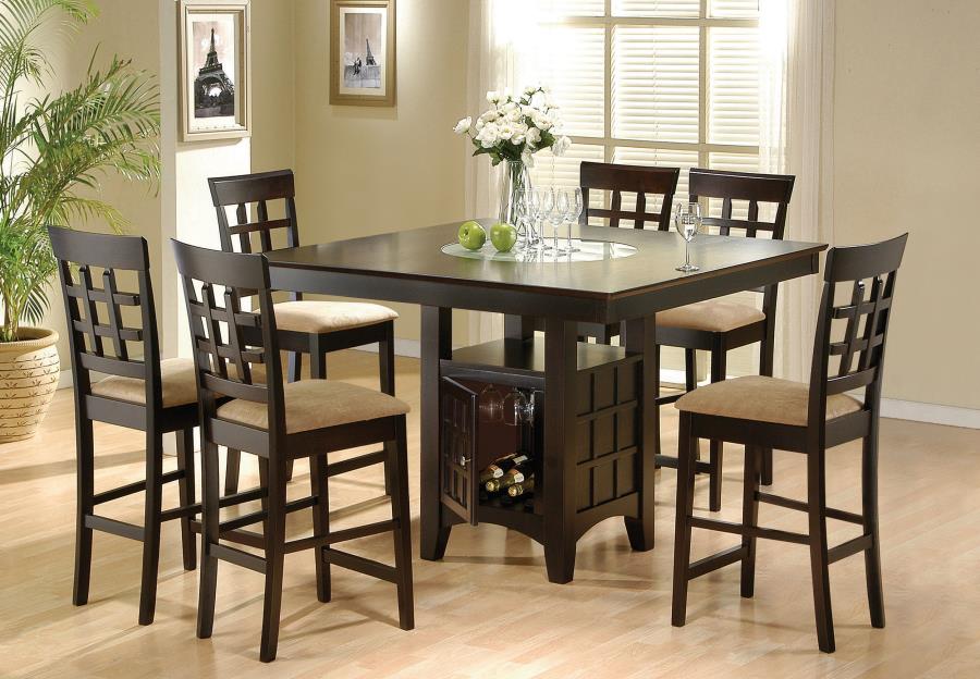 Gabriel Brown 7 Pc Counter Height Dining Set - MyWaynesHome #