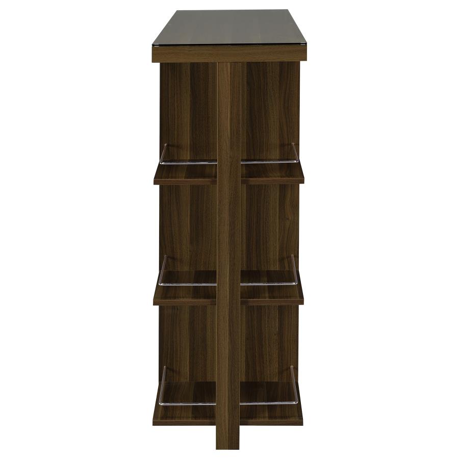 Evelio Brown Bar Cabinet - MyWaynesHome #
