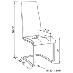 Montclair White Side Chair - MyWaynesHome #