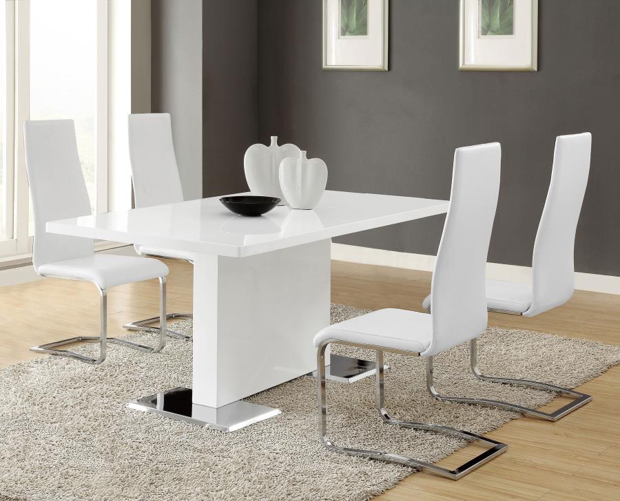 Montclair White Side Chair - MyWaynesHome #