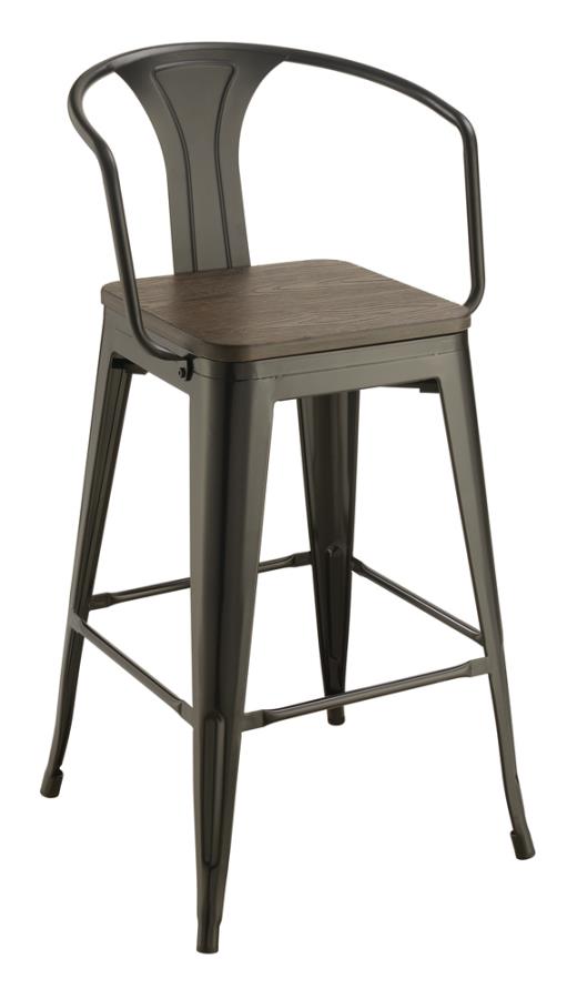 Cavalier Brown Bar Stool - MyWaynesHome #