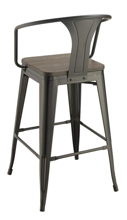 Cavalier Brown Bar Stool - MyWaynesHome #