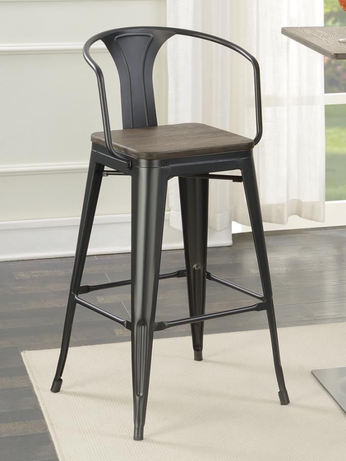 Cavalier Brown Bar Stool - MyWaynesHome #