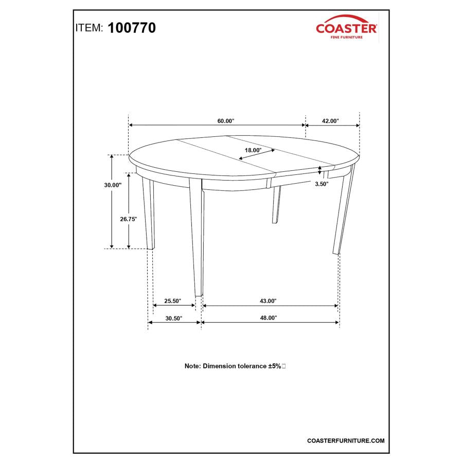 Gabriel Brown Dining Table - MyWaynesHome #