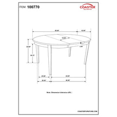 Gabriel Brown Dining Table - MyWaynesHome #