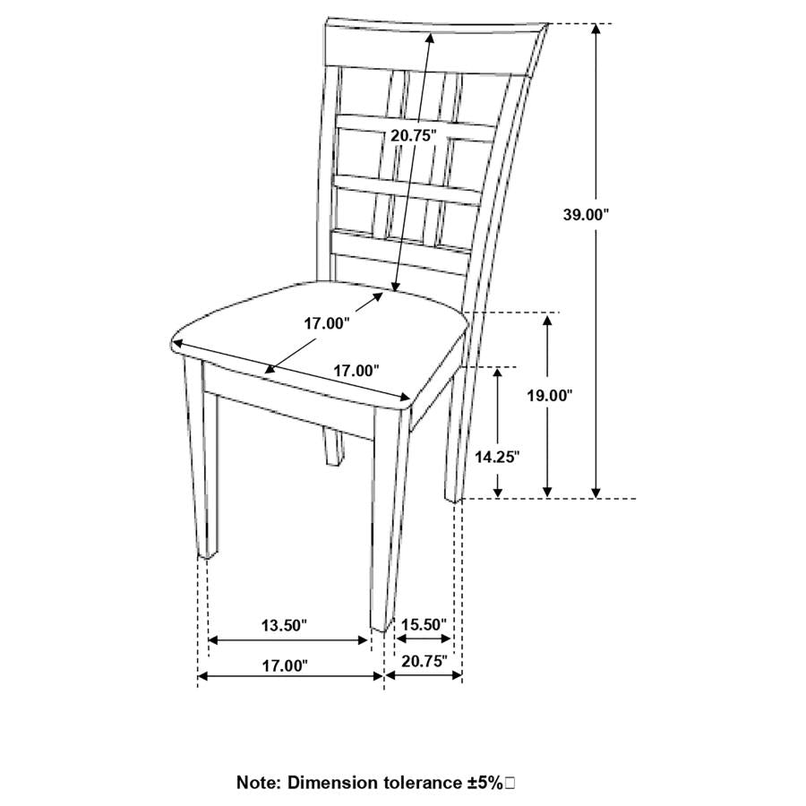 Gabriel Brown Side Chair - MyWaynesHome #