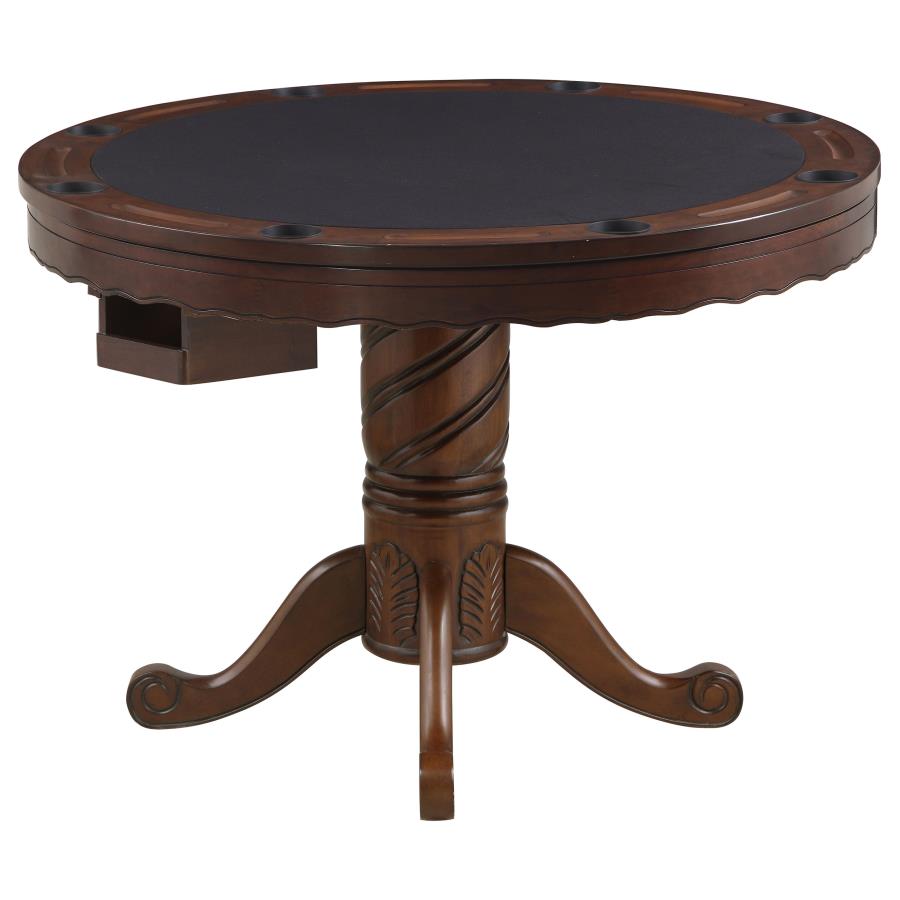Turk Brown 5 Pc Game Table Set - MyWaynesHome #