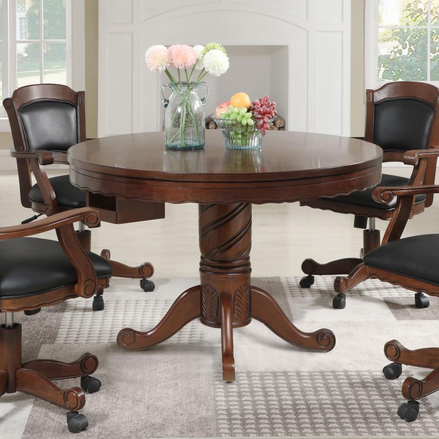 Turk Brown Game Table - MyWaynesHome #