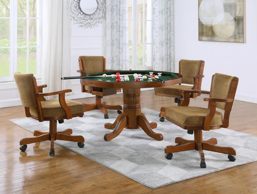 Mitchell Brown 5 Pc Game Table Set - MyWaynesHome #