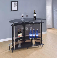 Amarillo Black Home Bar - MyWaynesHome #