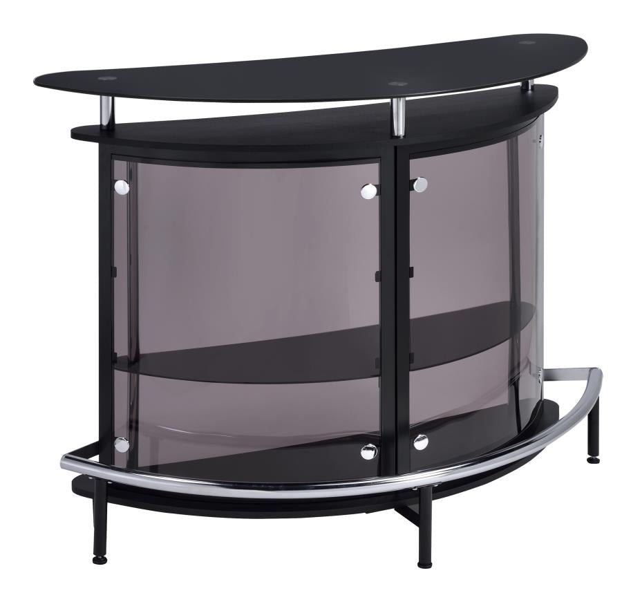 Amarillo Black Home Bar - MyWaynesHome #