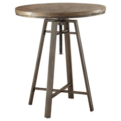 Bartlett Brown Adjustable Bar Table - MyWaynesHome #