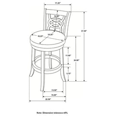 Calecita Black Counter Stool - MyWaynesHome #