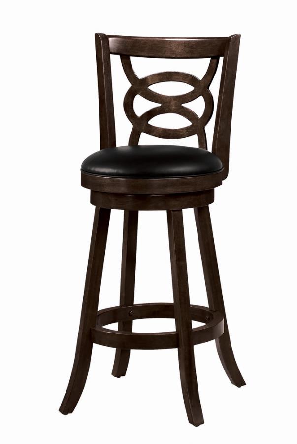 Calecita Black Swivel Bar Stool - MyWaynesHome #