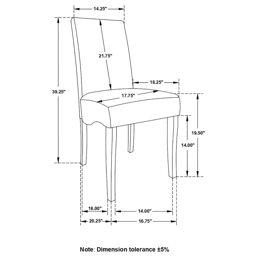 Stanton Grey Side Chair - MyWaynesHome #