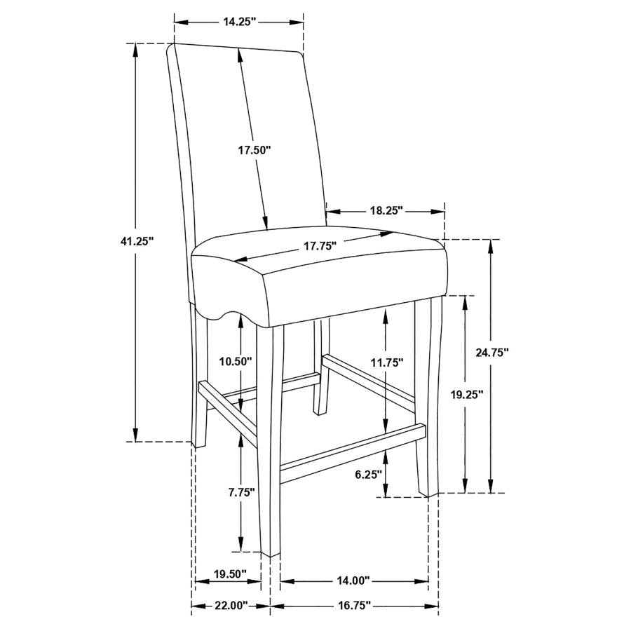 Stanton Grey Counter Stool - MyWaynesHome #