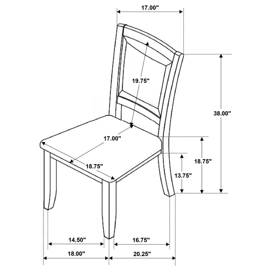 Nelms Brown Side Chair - MyWaynesHome #