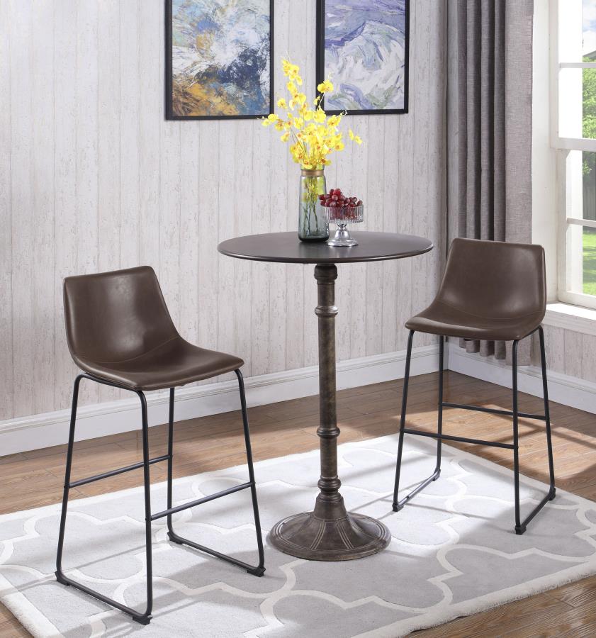 Michelle Brown Bar Stool - MyWaynesHome #