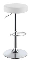 Ramses White Adjustable Bar Stool - MyWaynesHome #