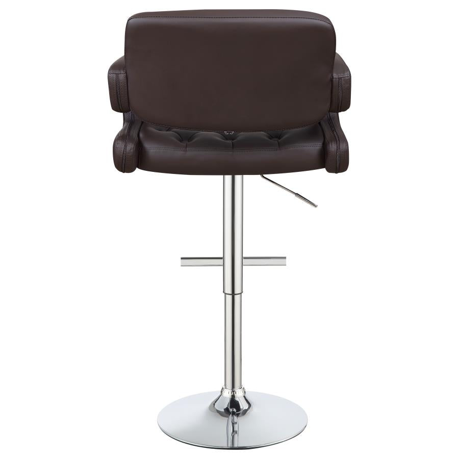 Brandi Brown Adjustable Bar Stool - MyWaynesHome #