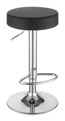 Ramses Black Adjustable Bar Stool - MyWaynesHome #