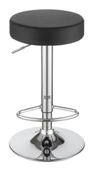 Ramses Black Adjustable Bar Stool - MyWaynesHome #