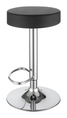 Ramses Black Adjustable Bar Stool - MyWaynesHome #